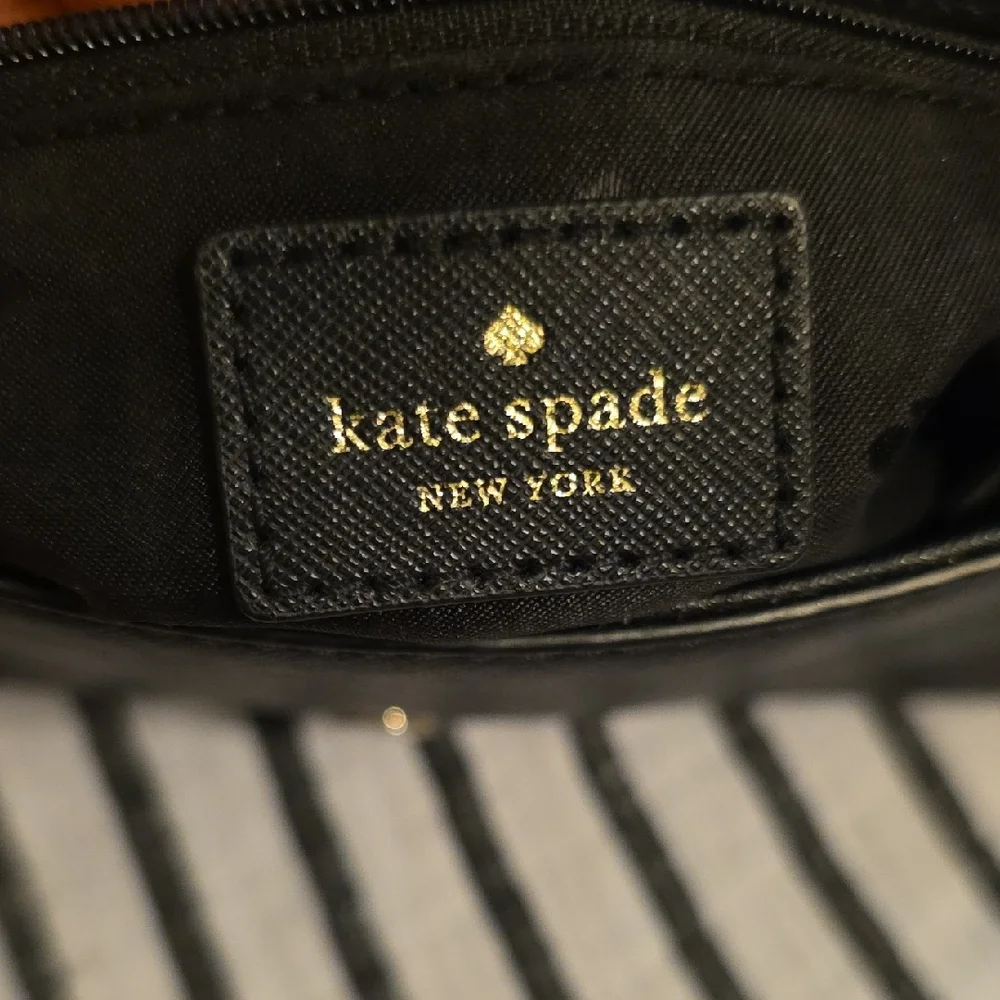 Kate Spade Black Crossbody Bag with Silver Hardware - Picture 6 of 8